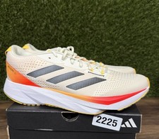 Adidas Men's Adizero SL Running Shoes, Ivory/Core Black/Spark, 12 D Medium US