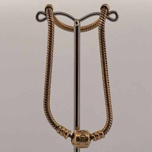 Pandora Moments Snake Chain Bracelet in 14K Yellow Gold 21cm
