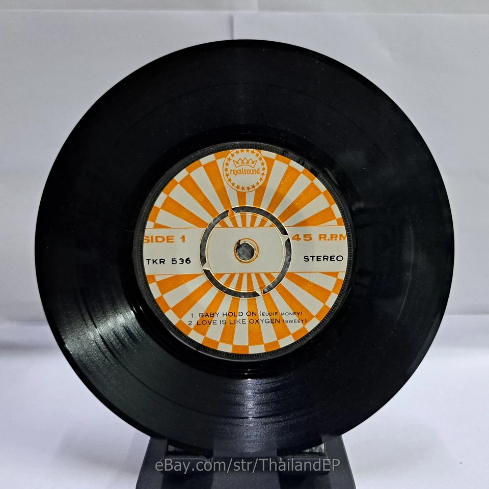 EDDIE MONEY /SWEET /DEE GEES /ELECTRIC LIGHT ORCHESTRA THAI EP 7" THAILAND 45RPM - Image 3 of 4