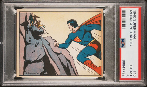 1940 Gum Inc Superman #16 Mountain Tragedy — PSA 6