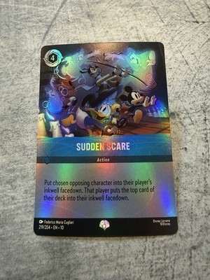 Ravensburger Disney Lorcana Sudden Scare Epic Cold Foil 219/204 EN