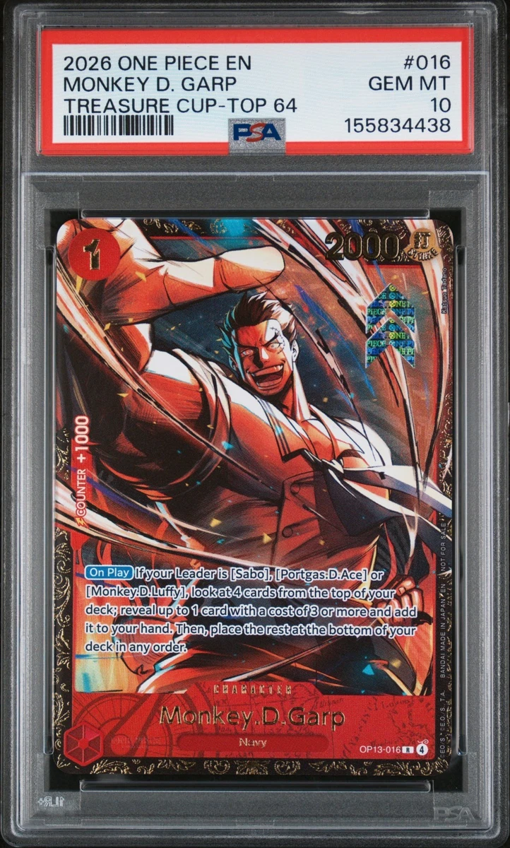 Monkey.D.Garp OP13-016 One Piece Promotion Cards for sale | eBay