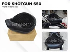 Fit For Royal Enfield Shotgun 650 GENUINE LEATHER FRONT RIDER SEAT BLACK D3