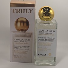 Truly Vanilla Baby Luxury Body Oil 3.1 Oz Vegan-Clean NIB