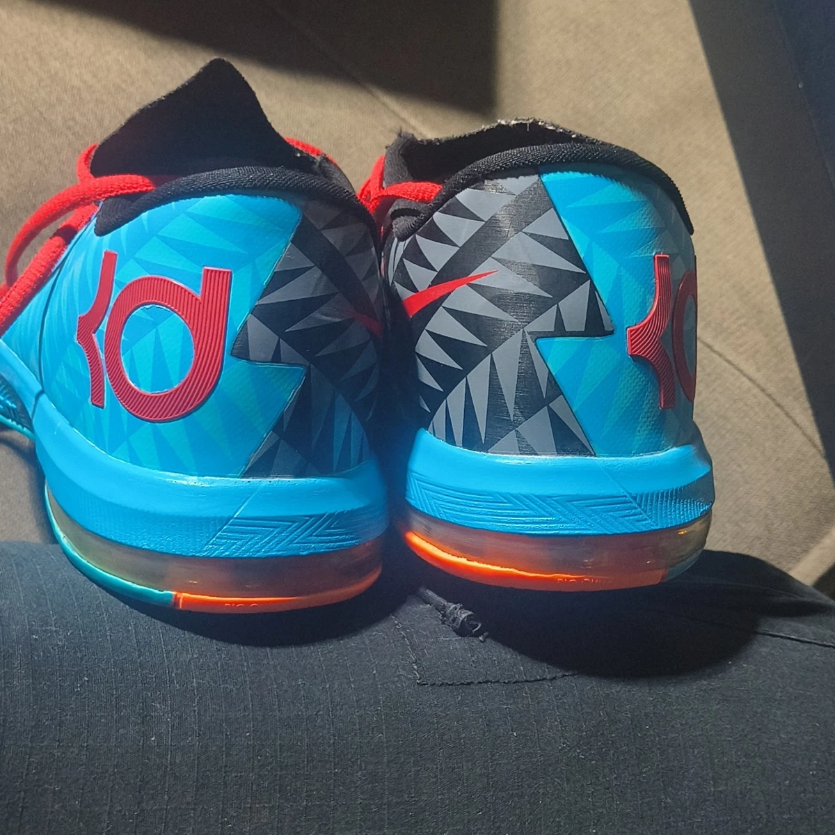 Nike KD Trey 5 VIII Men's Low Top Lace-Up Geometric Basketball Sneakers
