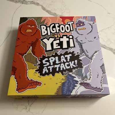 Bigfoot vs Yeti Splat Attack Board Game By The Good Game Company NIB
