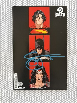 DC K.O. #1 2nd Print Dan Mora Variant NM SIGNED BY SCOTT SNYDER W/COA RARE FIND