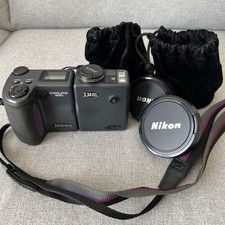 Nikon COOLPIX990 Digital Camera Body + 2 Lenses Used, Excellent Condition Japan
