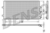 Denso Kondensator, Klimaanlage DCN10017 FüR Ford