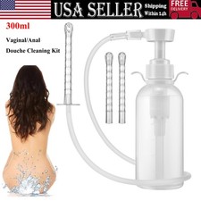 300ml Anal Vaginal Bulb Douche Colonic Irrigation Enema Bag Manual Cleaner kit