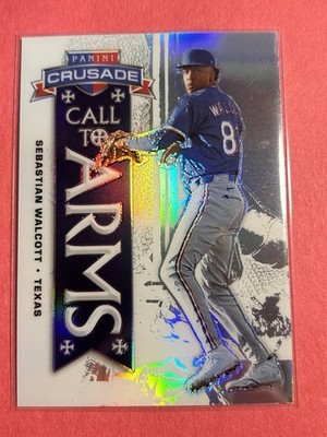2025 Panini Crusade - Call to Arms - #8 Sebastian Walcott TEXAS RANGERS