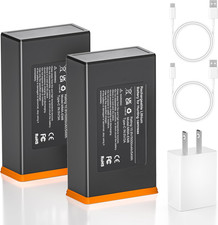 2 Pack 5000mAh Battery for Moultrie Cellular Trail Camera Edge/Edge 2/Edge 2 Pro