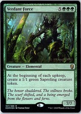 Verdant Force R Prerelease Cards 187 FOIL Near Mint