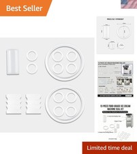 15-Piece Soft Serve Ice Cream Machine Parts Kit Compatible with VEVOR