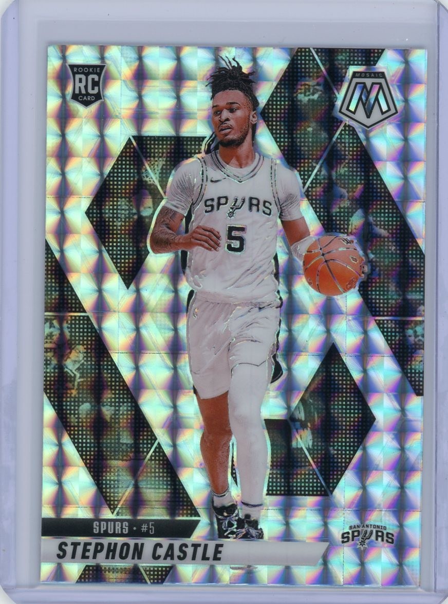 2024-25 Panini Mosaic #236 Stephon Castle Rookie Mosaic