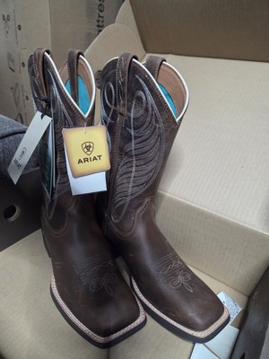 Ariat Sport Wide Square Toe Cowboy Western Boot Men style 10010963 Size 7.5D