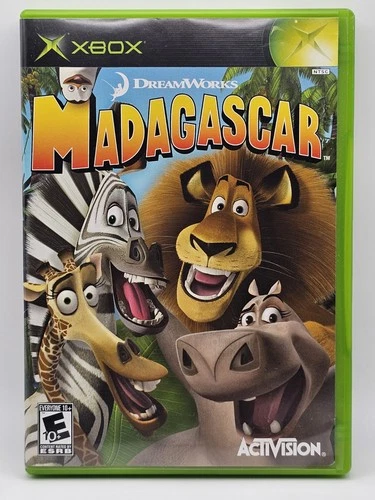 Madagascar Microsoft Xbox 2005 CIB Tested Working Resurfaced