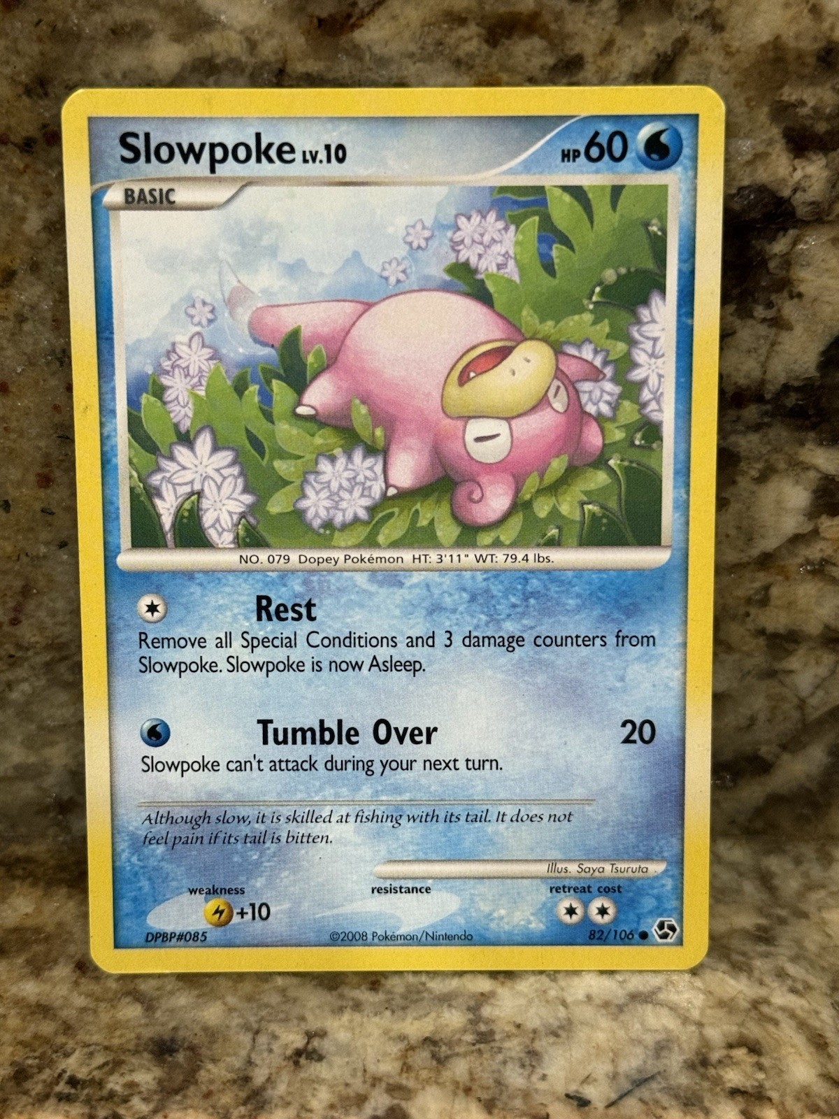Pokémon TCG Slowpoke 82/106 Great Encounters Normal LP