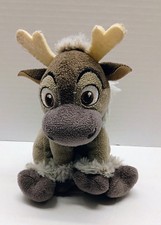 Disney Frozen Sven Reindeer Plush Just Play 8" Stuffed Animal Terry Cloth Toy