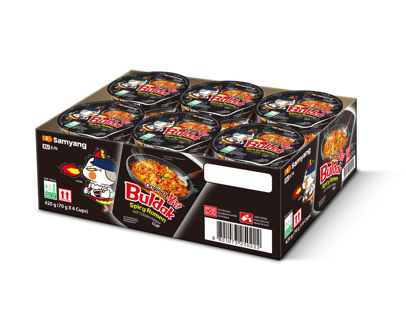 Samyang Hot Chicken Spicy Ramen Cup 6x70g