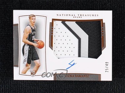 2019 National Treasures Bronze 25/49 Luka Samanic RPA Rookie Patch Auto RC 01wi