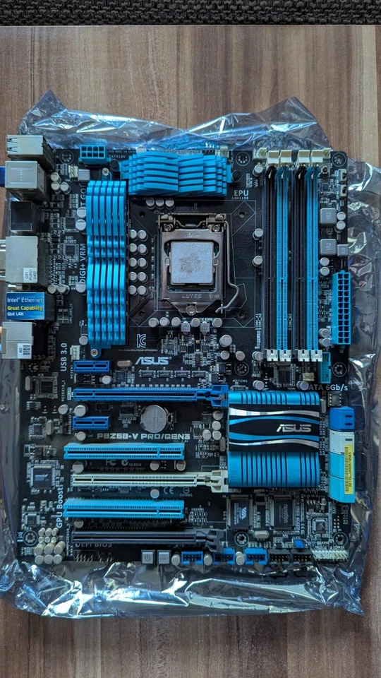 ASUS P8Z68-V PRO/GEN3 Mainboard + Intel Core i7-2600K CPU – LGA1155 – Z68 Chipsa - Bild 2 von 4