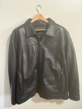 Men's Leather Jacket, Black, Mason Cooper XXL