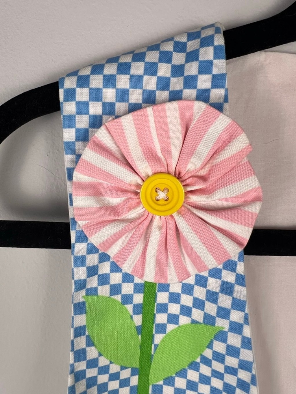 Vintage Handmade Easter Bunny Patchwork Vest Past… - image 5