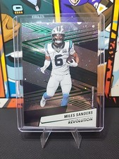 2025 Panini Revolution Miles Sanders #44 Green Cosmo /199