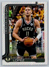💎2025-26 Topps Basketball Rainbow Foilboard #58 Brook Lopez - Bucks💎