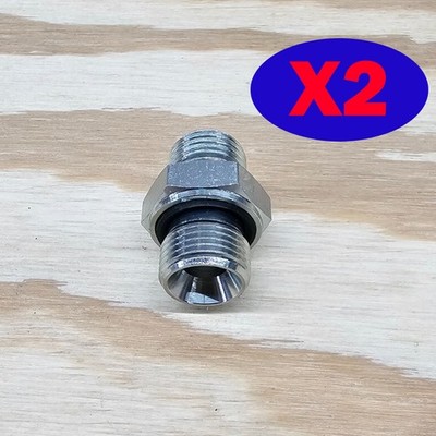 2PCS 3/8'' BSPP TO DIN L10 M16x1.5-MINI EXCAVATOR CHINESE DIGGER - 5002L-10-06 US