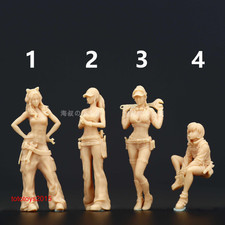 1/64 1/43 Hot mechanic girl Scene Minatures F...
