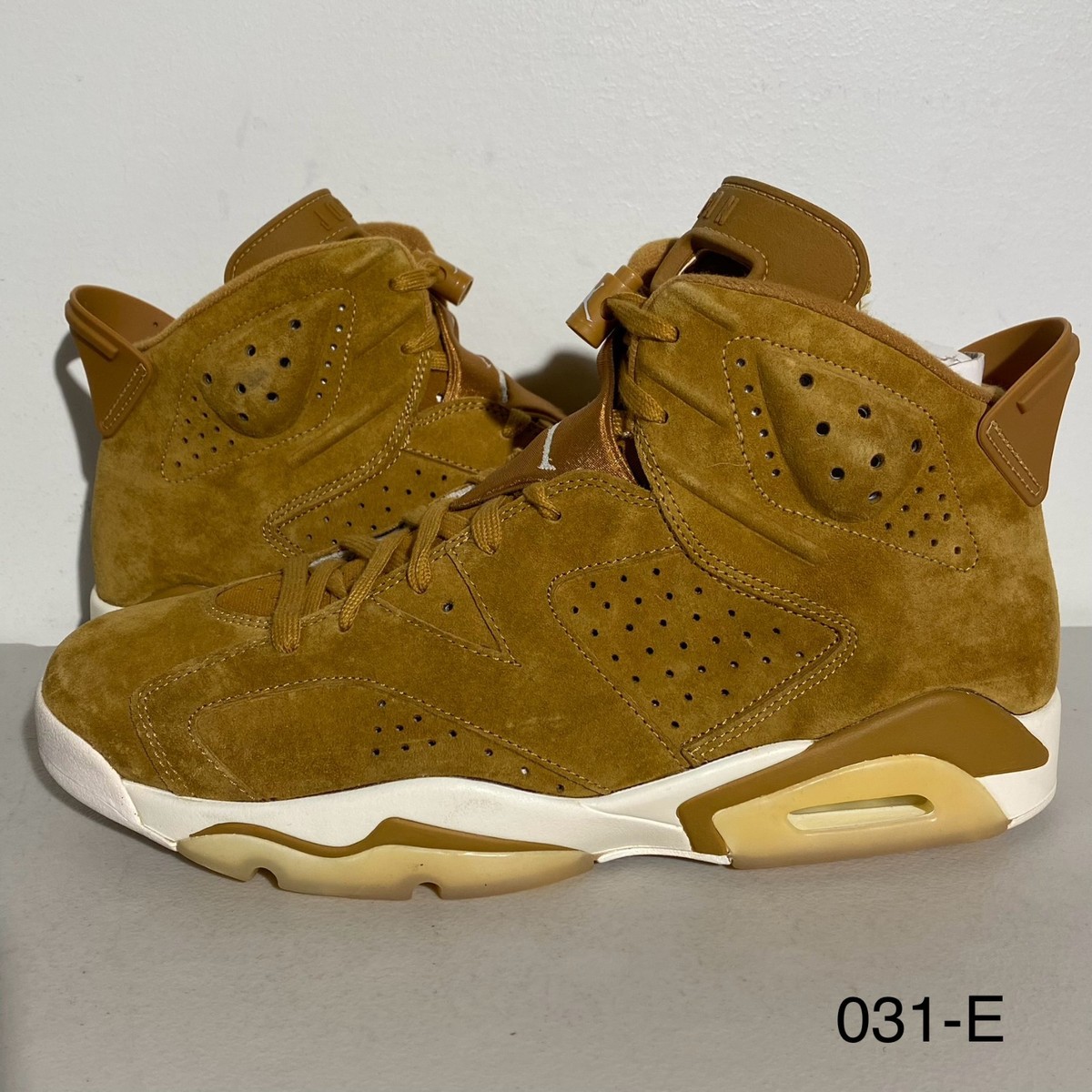 Size 12 - Air Jordan 6 Retro Wheat Golden Harvest 384664-705 Ships