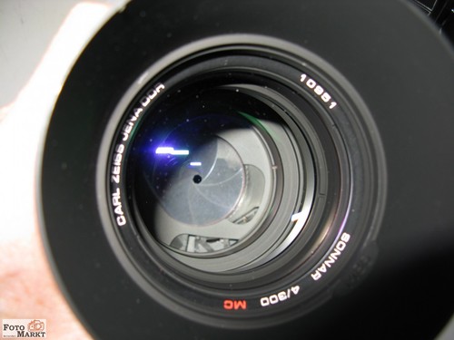 Carl Zeiss Jena DDR MC Sonnar 4/300mm Tele-Objektiv Exakta-Bajonett lens - Picture 2 of 5