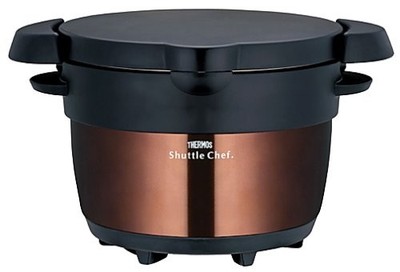 THERMOS Vacuum Insulated Cooker Shuttle Chef 1.6L (Serves 2) Clear Brown