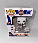 Funko Pop Baseball MR. MET BLUE JERSEY Figure #02 New York Mets Mascot MLB Vinyl