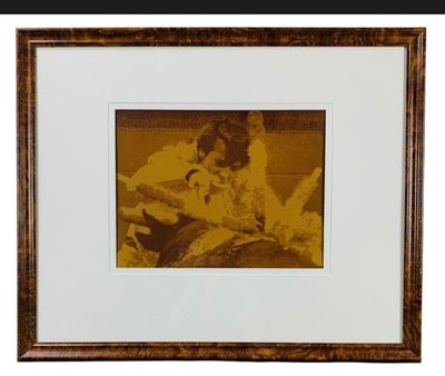 Paul Blanca Sangre De Toro Original Print Framed Bullfighting 1991