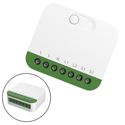 für Mini WiFi Smart Switch Zweikanal 16A Nennstrom 2200W 50 60Hz 2,4GHz
