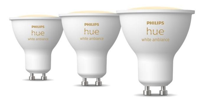 Philips Hue White ambiance GU10 - faretto connesso - (confezione da 3) - Immagine 2