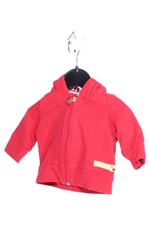 Felpa bambino Loud + Proud taglia 50 rossa cappuccio cotone