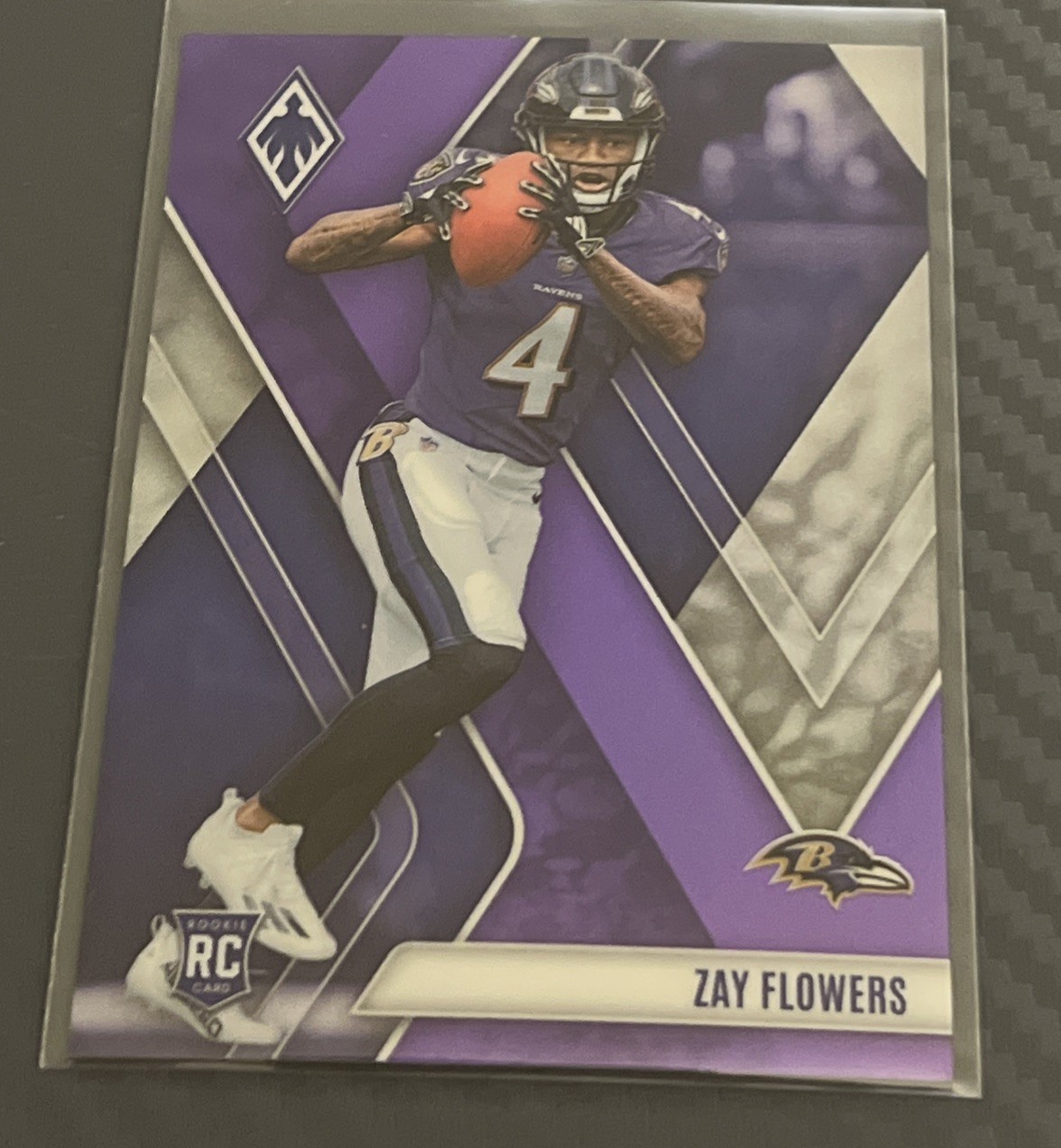 2023 Panini Phoenix Rookie Zay Flowers #108 Purple 8/125