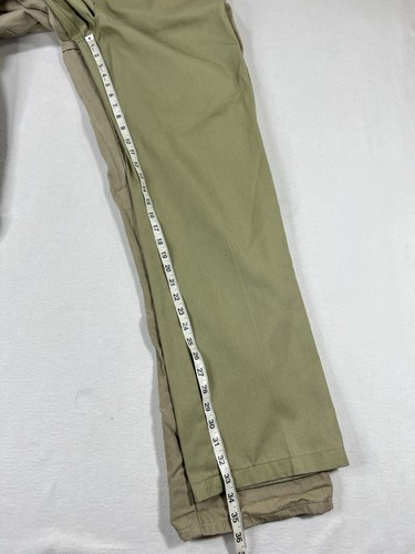 Lote 2 Pantalones de Lona Dickies Carpintero + 874 Pantalones de Trabajo Algodón Marrón Para Hombre 36 Alto - Imagen 14 de 14