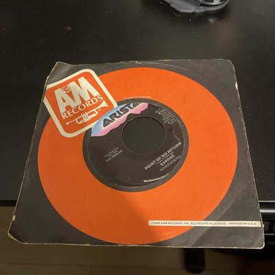 EXPOSE Point Of No Return 45 7'' Vinyl