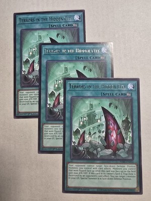 3x Terrors in the Hidden City PHRE-EN054 Phantom Revenge 1st Edition Playset