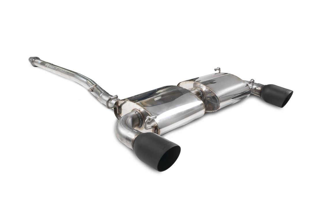 Scorpion Exhaust Res Secondary Cat-Back Sys Daytona Black Toyota GT86 12-25