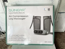 QUINEAR Air Compression Leg Massager Calf Wraps For Sore Muscles Leg Circulation