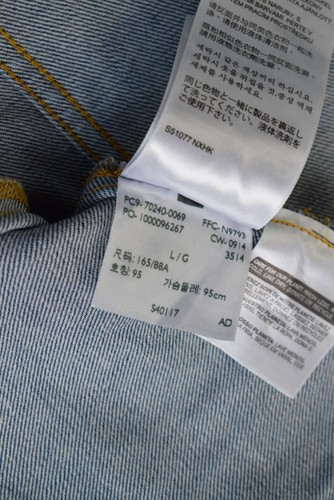 Levis Jeans Jacke Jacket Giacca Chaqueta Premium Denim Top Blau Blue Stretch L - Bild 5 von 8
