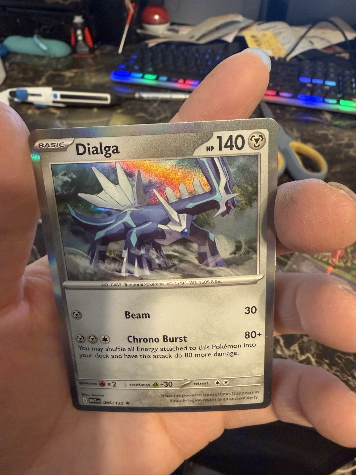 Dialga 095/132 Me01: Mega Evolution Holo