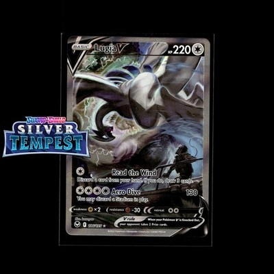 Pokemon Cards! Silver Tempest - Holo/Reverse Holo UltraRare V VMAX Full Art Card
