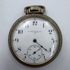 Antique Elgin Gold Filled Pocket Watch, Pre-Owned, Runs (42-078)